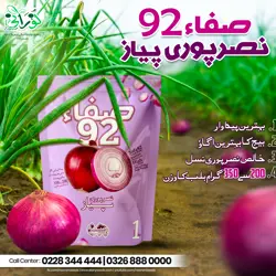 Safa 92 Onion Seeds (Nasarpuri) - صفا 92 نصرپوری پیاز کا بیج