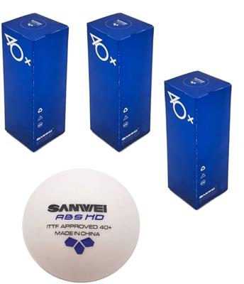 Sanwei ABS HD 40 + 3star ITTF Approved