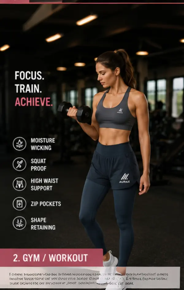 AuraX Pants for Women Womens High Waist Workout Yoga Pants 2 in 1 Stretchy Athletic Running Fitness Jogger Leggings with Pockets