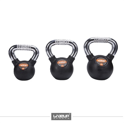 LIVEUP RUBBER KETTLEBELL LS2044 (4KG)