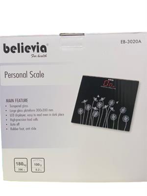 Believa Glass Digitial Weight Scale