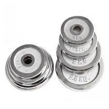 CHROME WEIGHT PLATES (4kg pair)