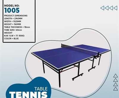 SL1005 Professional Table Tennis Table18mm