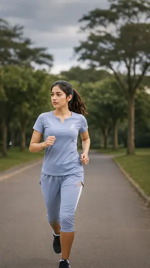 AuraX Sports Fitness Yoga V Neck Athletic T-Shirt for Female