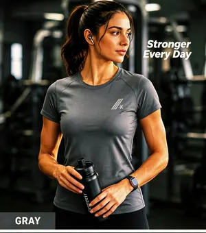Aura X Women's Yoga Top Crew Neck Quick Dry Lightweight Breathable Solid Color Tee Tshirt Top For Running Fitness Yoga Loose Fit Activewear