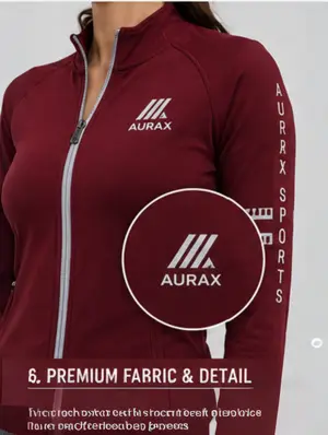 AuraX Women Sport | Yoga | Gym | Running Jackets Zipper Thumb Hole |Quick Dry Gym Fitness Tops Coat
