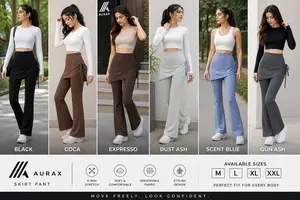 AuraX Yoga Skirt Trouser Workout Pant