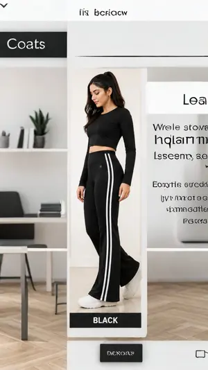 AuraX High Waisted Flare Leggings | Yoga Pants for Women with Side Stripe Design