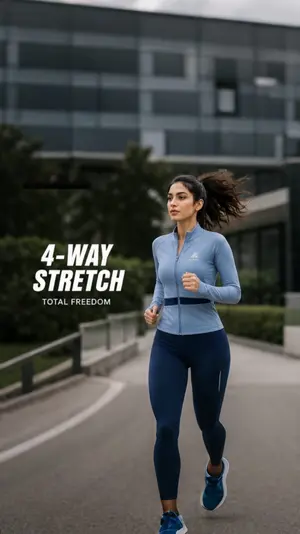 AuraX 2026 New Women's Yoga Jacket Slim-fit Running Tights Women's Jacket Slim-fit Zipper Long-sleeved Top Finger Cuff