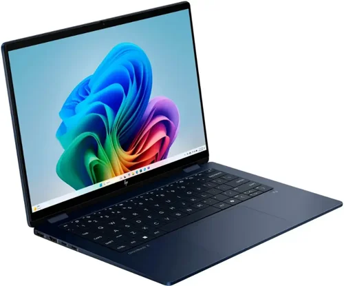 HP OmniBook X Flip 14-fm0013dx Intel® Core™ Ultra 5 226V, 16GB Ram LPDDR5, 512GB SSD NVMe, Intel® Arc™ 130V GPU (8GB) Graphics, 14" 2K (1920x1200) IPS Touch, Backlit KB, Windows 11, Atmospheric Blue.