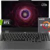 Lenovo LOQ 15 AMD Ryzen™ 7 7435HS Processor, 24GB Ram DDR5, 1TB SSD NVMe, NVIDIA® GeForce RTX™ 4060 8GB GDDR6 Graphics, 15.6"  FHD (1920x1080) IPS, Backlit KB, Free DOS, Luna Grey.