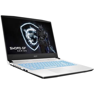 MSI Sword 15 A12UE Gaming Laptop - Intel Core i7-12650H 12th Generation, 16GB Ram DDR4, 1TB SSD NVMe, NVIDIA® GeForce RTX™ 3060 6GB GDDR6 Graphics, 15.6" FHD (1920x1080) IPS 144Hz, Windows 11, Backlit KB, White.