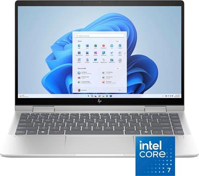 HP Envy 2-in-1 14-ES1023DX Intel Core 7 150U Processor, 16GB Ram DDR4, 512GB SSD NVMe, Intel Graphics, 14" FHD (1920x1080) IPS, Touch Screen, backlit KB, Windows 11, Natural Silver.