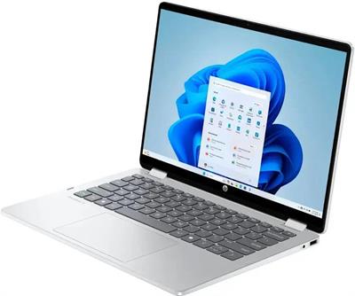 HP Omni Book 5 Flip 14-FP0013DX Intel Core 5 120U Processor, 8GB DDR5 Ram, 512GB SSD NVMe, Integrated Graphics, 14" 2K (1920 x 1200),Touch Screen X360, Backlit KB, Windows 11, Glacier Silver.