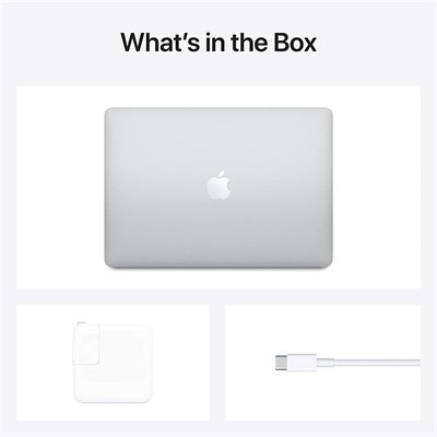 Apple Macbook Air 13" MGN93 Apple M1 Chip, 8GB, 256GB SSD, 13.3" Retina IPS LED With True Tone Backlit Magic Keyboard & Touch ID & Force Touch Trackpad, macOS, Silver,