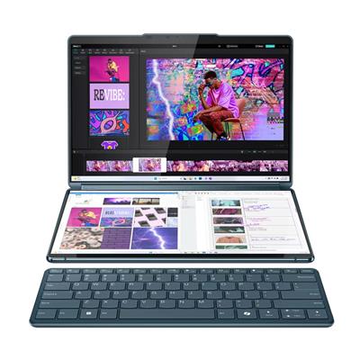 LENOVO YOGA BOOK 9 Intel® Core™ Ultra 7 155U, 16GB Ram DDR5, 1TB SSD NVMe, Integrated Intel Graphics, 13.3" 2.8K (2880 x 1800), Touch OLED Dual Screen, Lenovo Digital Pen, Windows 11.