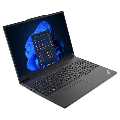 Lenovo ThinkPad E16 Gen 2 Intel® Core™ Ultra 5 125U, 8GB Ram DDR5, 512GB SSD NVMe, Intel® Graphics, 16ʺ WUXGA (1920 x 1080) IPS, Backlit KB, Free DOS, Graphite Black, With Carry Case.
