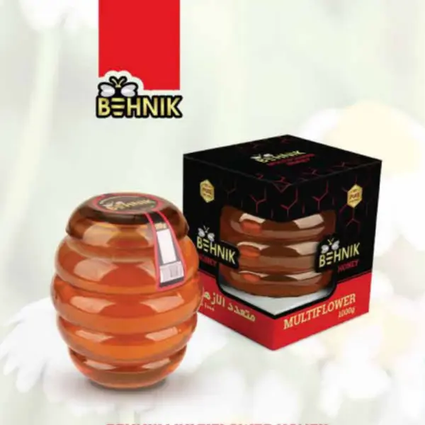 Beh Nik Multiflower Honey | Beh Nik Premium Multiflower Honey – 100% Pure & Natural Iranian Honey
