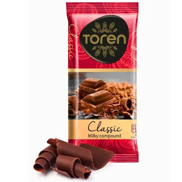 Toren Classic Milky Compound Chocolate 55g – Turkey