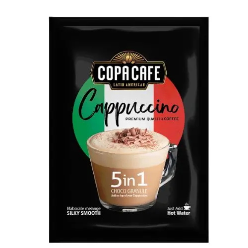 CapaCafe Coffee 5 in 1 Cappuccino Instant Coffee – 20 Sachets