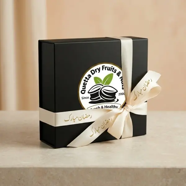 Special Ramzan Blessings Gift Box- Ramadan Kareem Royal Dates Gift Box – Ajwa, Medjool, Mabroom & Sukkari Dates 1kg Box