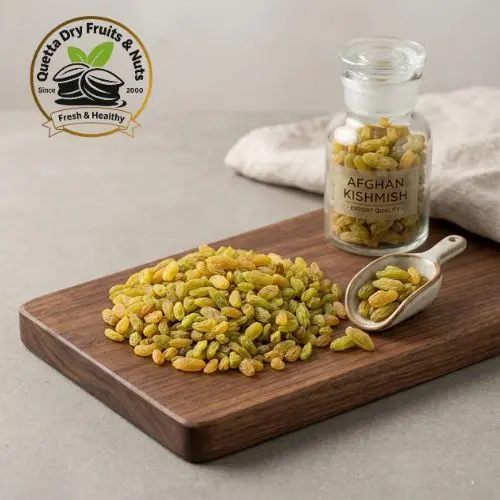 Buy Premium Green Sundar Khani Kishmish (Afghani Raisins) Online in Pakistan