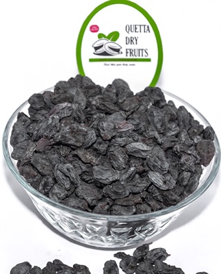 Black Dried Kishmish (Raisins) - Seedless Black Drak Raisins | Premium Kala Drack Kishmish