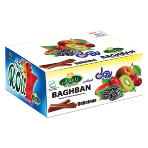 Baghban Lavashak Fruit Paste 50g Tube (15 Pack) – Natural Fruit Snack | Strawberry, Mango, Blueberry | Lavashk Candy in Pakistan