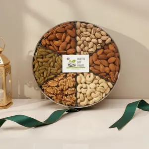 Buy Premium 6-Section Mix Dry Fruit Gift Box Online in Pakistan | Luxury Dry Fruits Gift Hamper