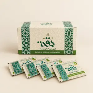Al-Madinah Duqqa (Dukkah) Herbal Drink Mix – Premium Blend, Box of 25 Sachets/50 Sachets 
