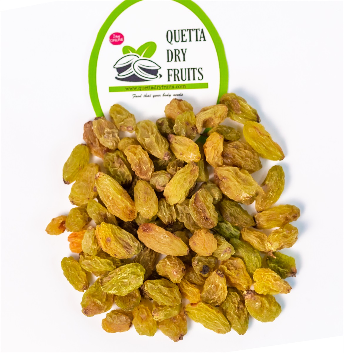 Buy Premium Green Kishmish (Afghani Raisins) Online in Pakistan | Quetta Dry Fruits & Nuts