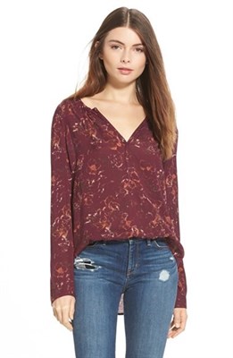 Split Neck Blouse
