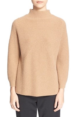 Mock Neck Raglan Sweater