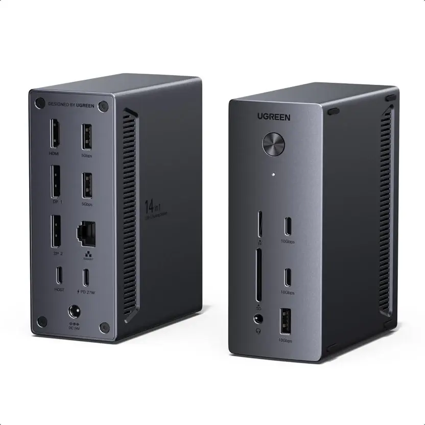 Ugreen 14-Port USB-C Docking Station Triple 4K Display