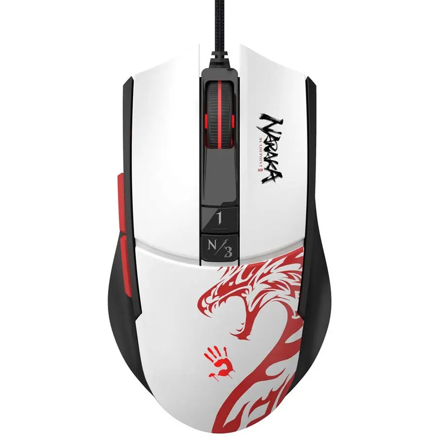 Bloody L65 Max Lightweight RGB Gaming Mouse - Naraka Edition