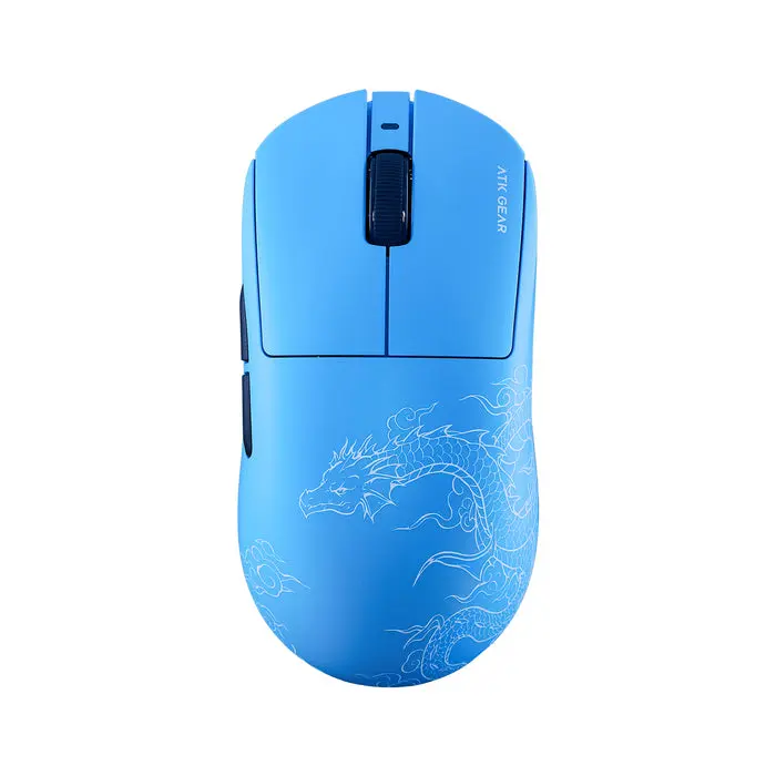 ATK Dragonfly A9 Air+ Wireless Gaming Mouse, PAW3955 Master Sensor, DPI up to 50,000, 47g Lightweight, 8K Polling, 300 Hr Battery Life, All-New Nano Coating, Dual-Mode 2.4G/Wired - Leviatan Edition