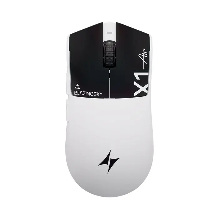 ATK Blazing Sky X1 V2 Air+ Wireless Gaming Mouse, PAW3955 Master Sensor, DPI up to 50,000, 48g Lightweight, 8K Polling, 300 Hr Battery Life, All-New Nano Coating, Dual-Mode 2.4G/Wired - Shadow White