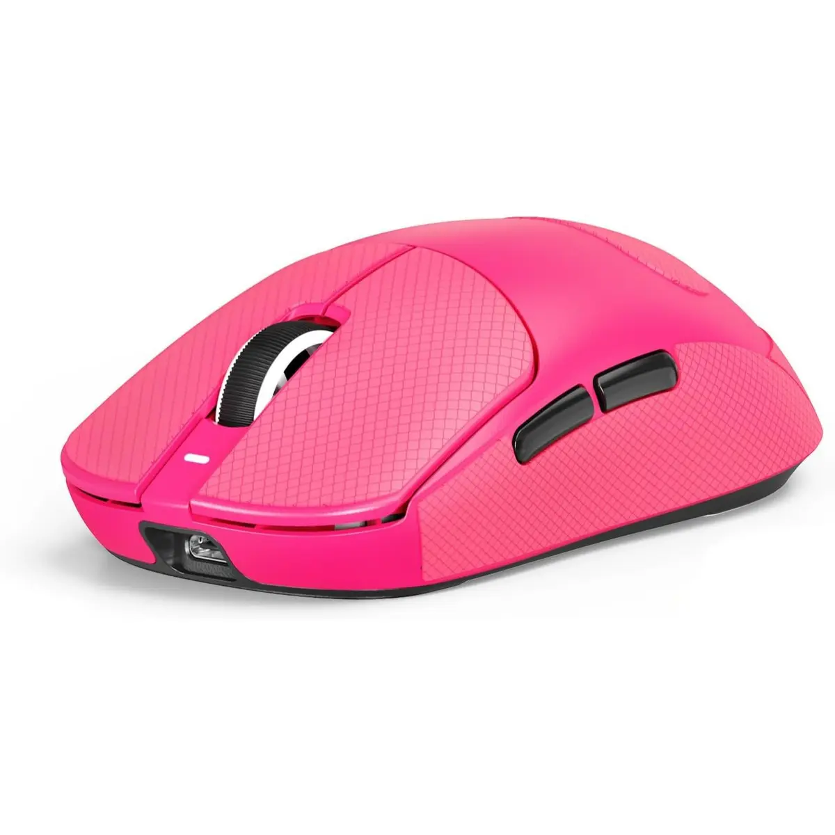 Attack Shark X8 SE Wireless Gaming Mouse, 55g Ultra-Lightweight Wired/BT/2.4GHz Wireless Programmable Mouse, 1K Polling Rate, PixArt PAW3311 Gaming Sensor, 25000 DPI, Tape, Gamer Mice for PC/Win/Mac (Berry Red)