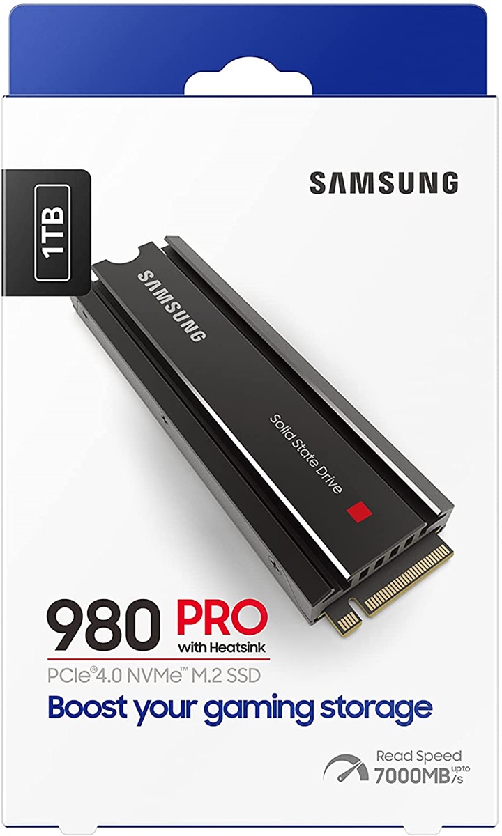 Samsung 980 PRO w/ Heatsink 1TB PCIe 4.0 NVMe SSD
