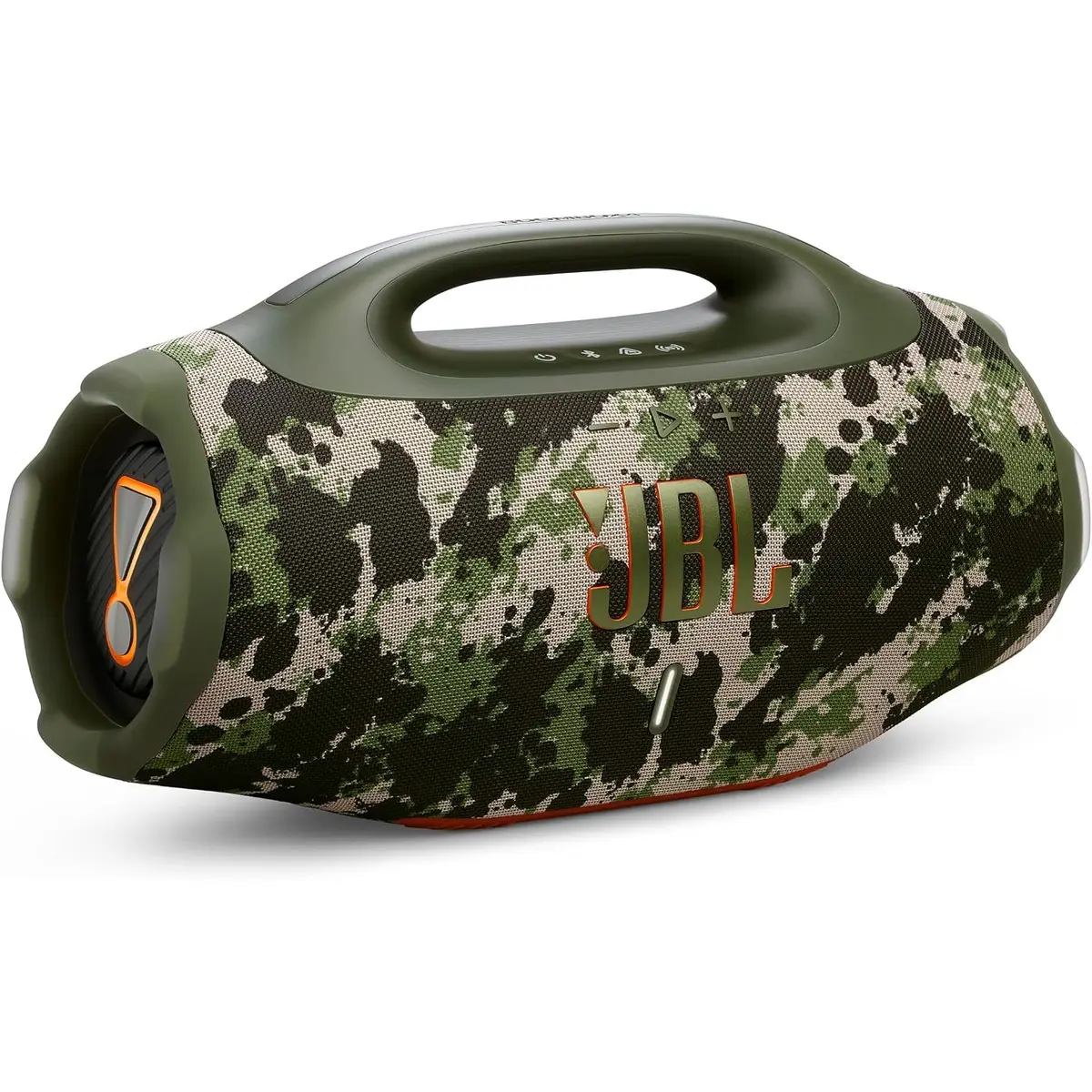 JBL Boombox 4 - Most Powerful Portable Waterproof Speaker with Massive Pro Sound, Up to 34 Hours of Playtime, & Multi-Speaker Connection by Auracast (Squad)