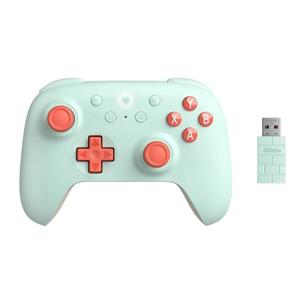 8BitDo Ultimate 2C Wireless Controller for Windows PC and Android, with 1000 Hz Polling Rate, Hall Effect Joysticks and Triggers, and Remappable L4/R4 Bumpers (Mint)