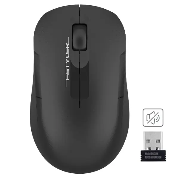 A4Tech Fstyler FG16S 2.4GHz Wireless Silent Click Mouse