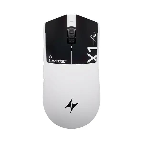 ATK Blazing Sky X1 V2 Air+ Wireless Gaming Mouse, PAW3955 Master Sensor, DPI up to 50,000, 48g Lightweight, 8K Polling, 300 Hr Battery Life, All-New Nano Coating, Dual-Mode 2.4G/Wired - Shadow White