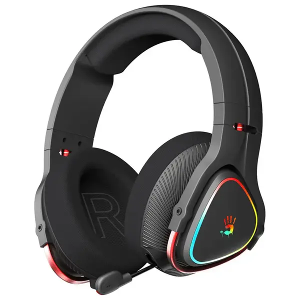 Bloody MR710 All-in-One 2.4GHz & Bluetooth v5.3 RGB Gaming Headset - Black