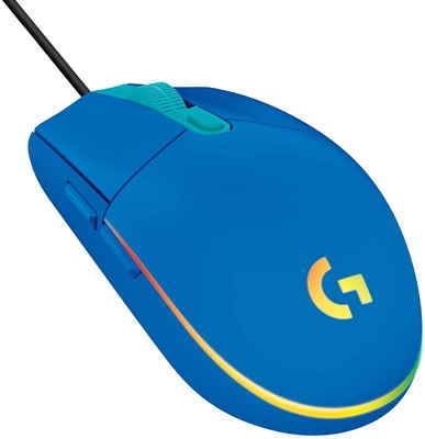 Logitech G203 Lightsync RGB 6 Button Gaming Mouse - Blue