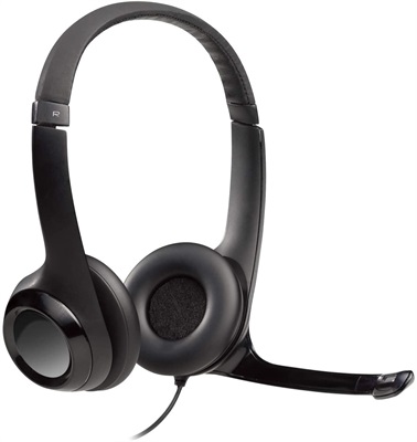 Logitech H390 USB Headset with Noise-Canceling Mic