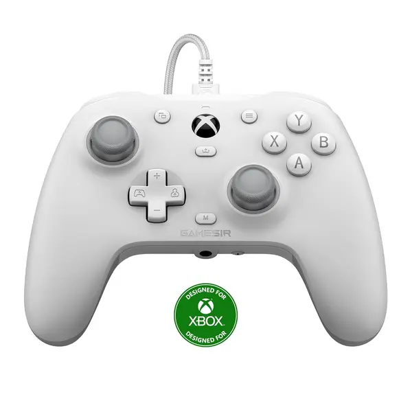 GameSir G7 HE Wired Xbox Controller, Hall Effect Sticks, Officially Licensed Controller for Xbox Series X|S, Xbox One, Windows 10|11, PC, Video Game Controller (Elite White)