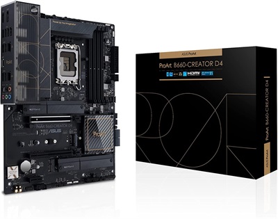 Asus ProArt B660-Creator D4 - LGA 1700 (Intel 12th Gen) ATX Motherboard