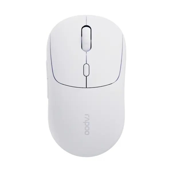 Rapoo M360 Smart Dual-Mode Wireless Mouse with Copilot Button, Cloudy White