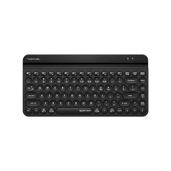 A4Tech Fstyler FBK30 Bluetooth & 2.4G Wireless Quiet Key Keyboard - Black, US Layout